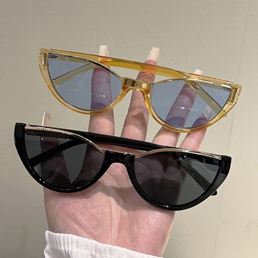 Fashion Street Cat - Fashion Half-frame Cat Eye Sunglasses Outdoor
