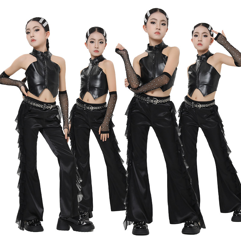 Street Fashion Outfit Girl - Fashion Irregular Hanging Neck Top Pants