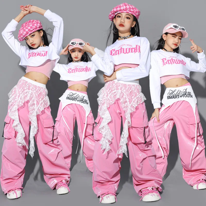 Street Fashion Outfit Girl - New Kpop Jazz Dance Clothes For