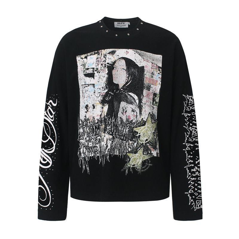 Street Fashion Vintage - Men's High Street Graffiti T Shirt