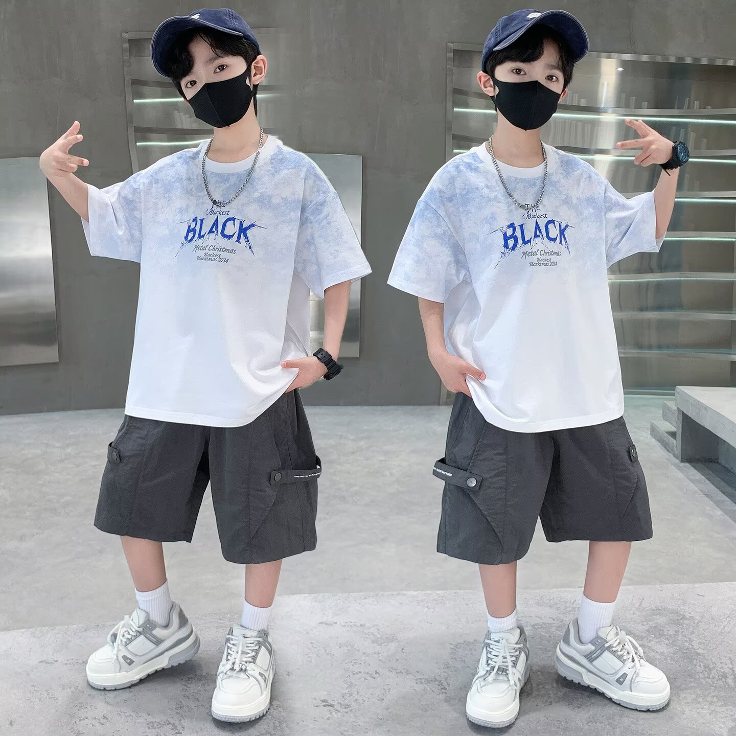 Street Fashion Japan 2025 - New Summer Boys Suit 120-170 Japan