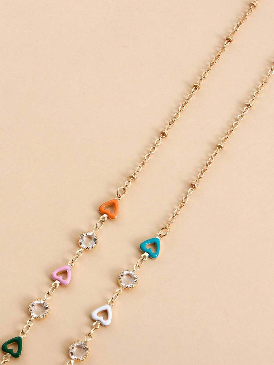 Street Fashion Necklace - 1pc Eyeglass Anti-Slip Rope With Handmade
