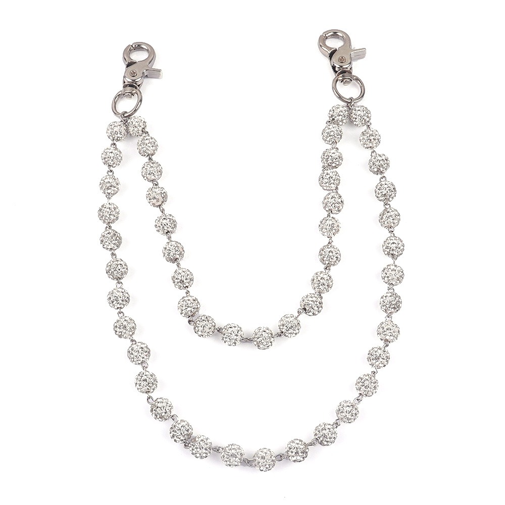 Street Fashion Necklace - Harajuku Street Hip Hop Trousers Rhinestone