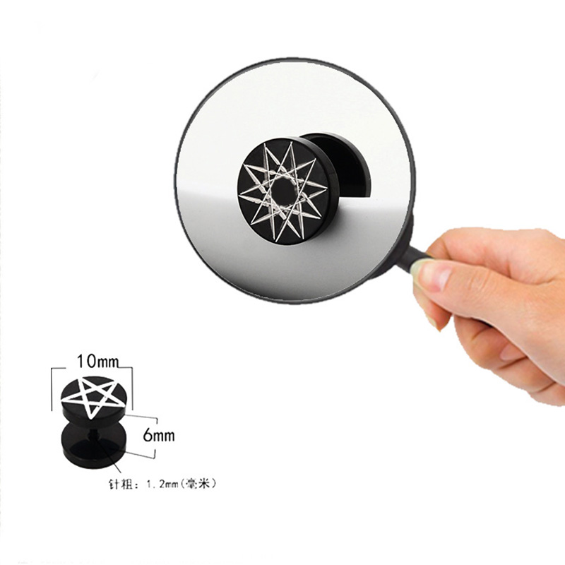 1 piece Street pop Punk Women  - Street Fashion Earrings review and price