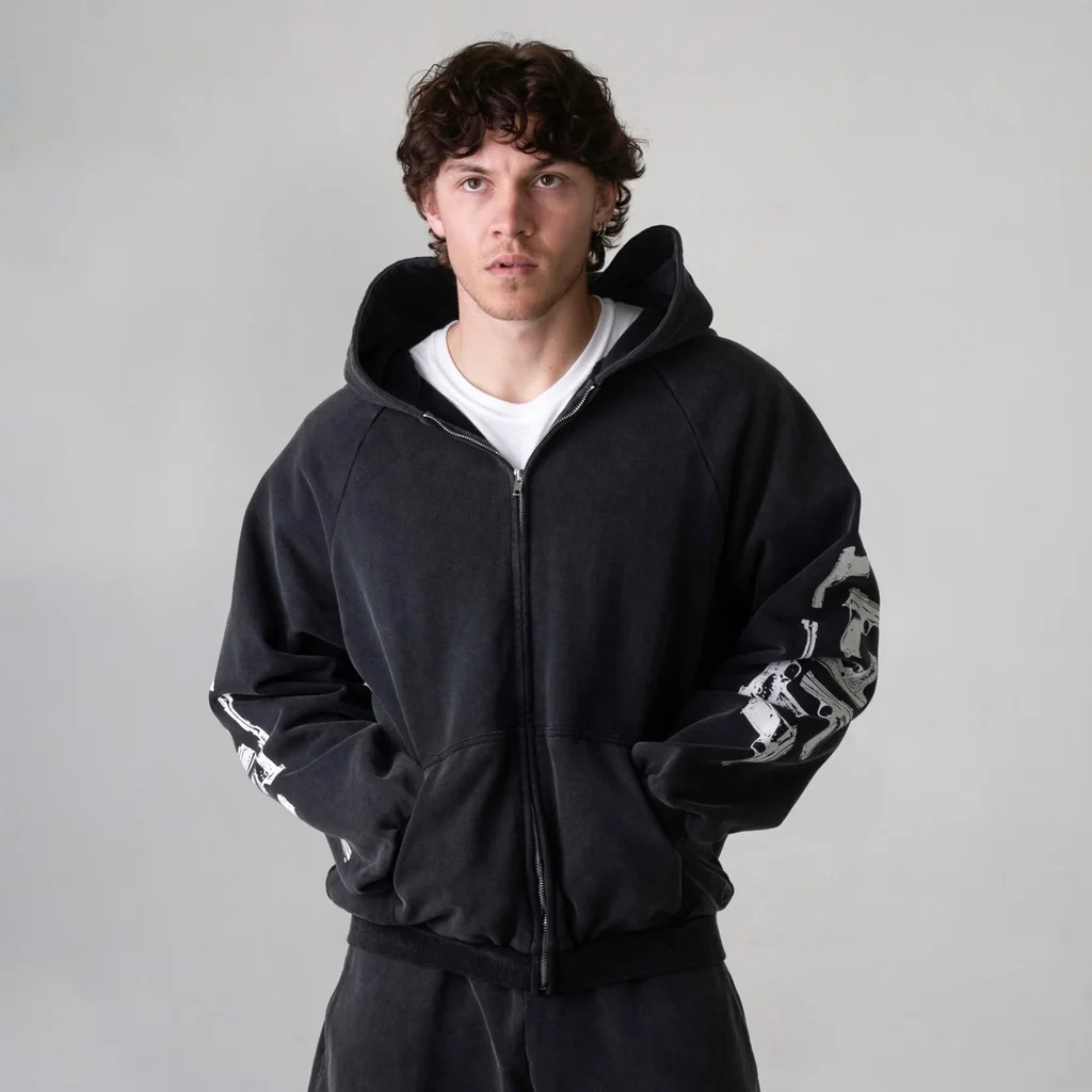 American street style, minorit - Street Fashion Zip Up Hoodie review and price