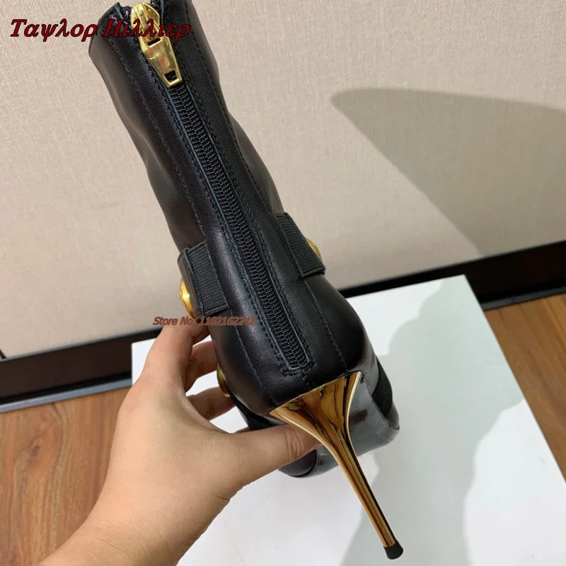 Autumn New Metal Button Ankle  - Street Fashion Female review and price