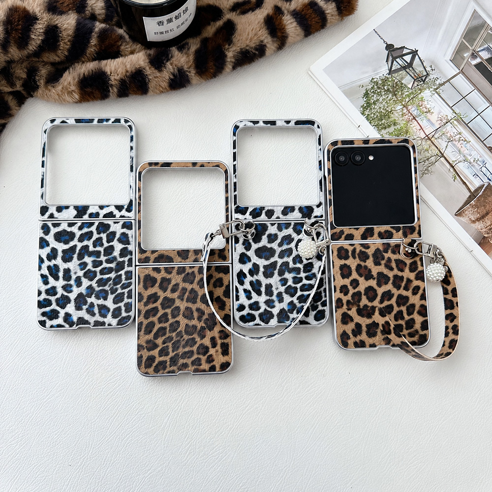 Leopard Print Folding Flip Pho - Street Fashion Female review and price