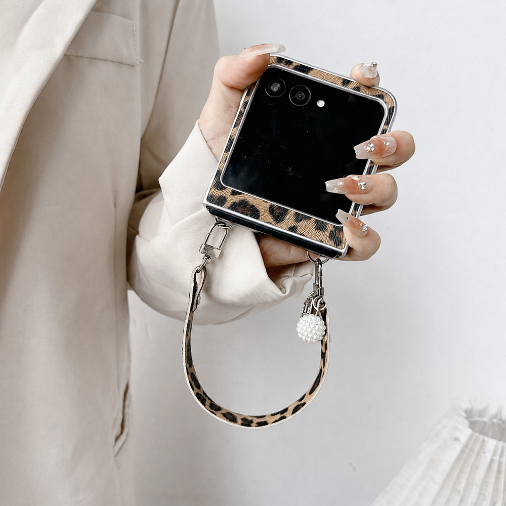 Leopard Print Folding Flip Pho - Street Fashion Female review and price