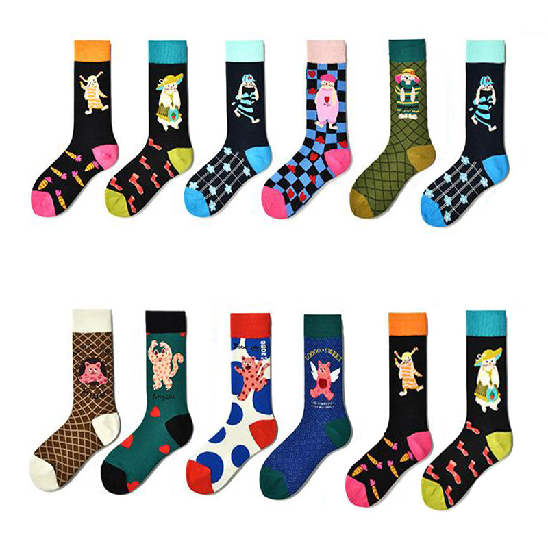 Women's Fashion Socks Cute Col - Fashion Street Cat review and price