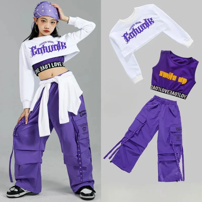 Children Street Dance Outfits  - Street Fashion Outfit Girl review and price