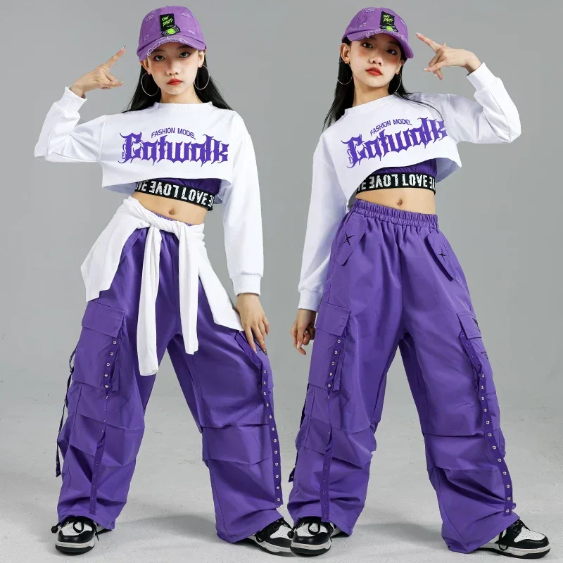 Children Street Dance Outfits  - Street Fashion Outfit Girl review and price