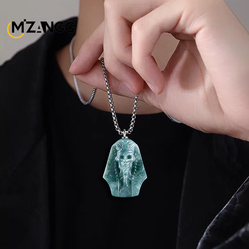 Natural A Goods Blue Water Jad - Street Fashion Necklace review and price