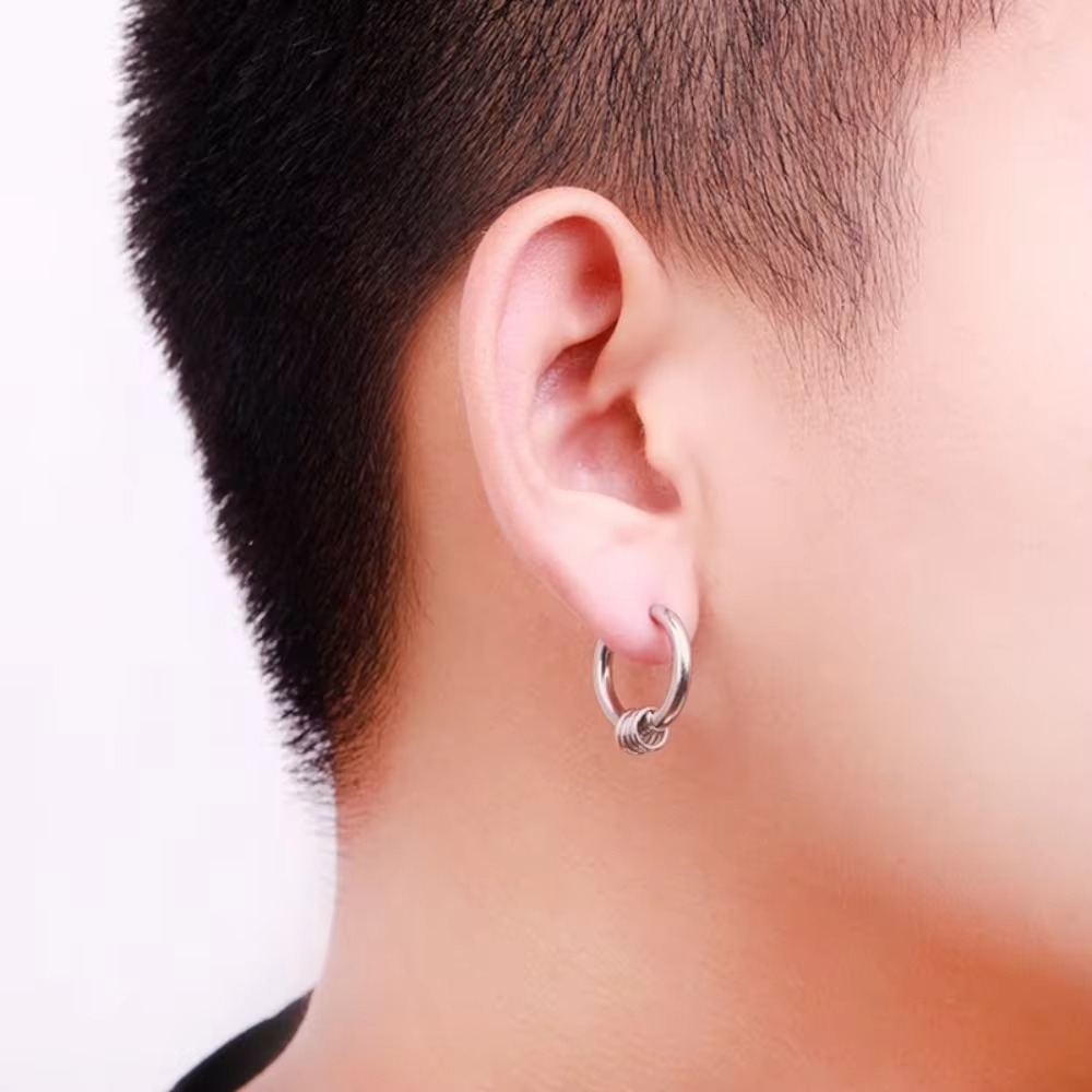 New Simple Men and Women Fashi - Street Fashion Earrings review and price