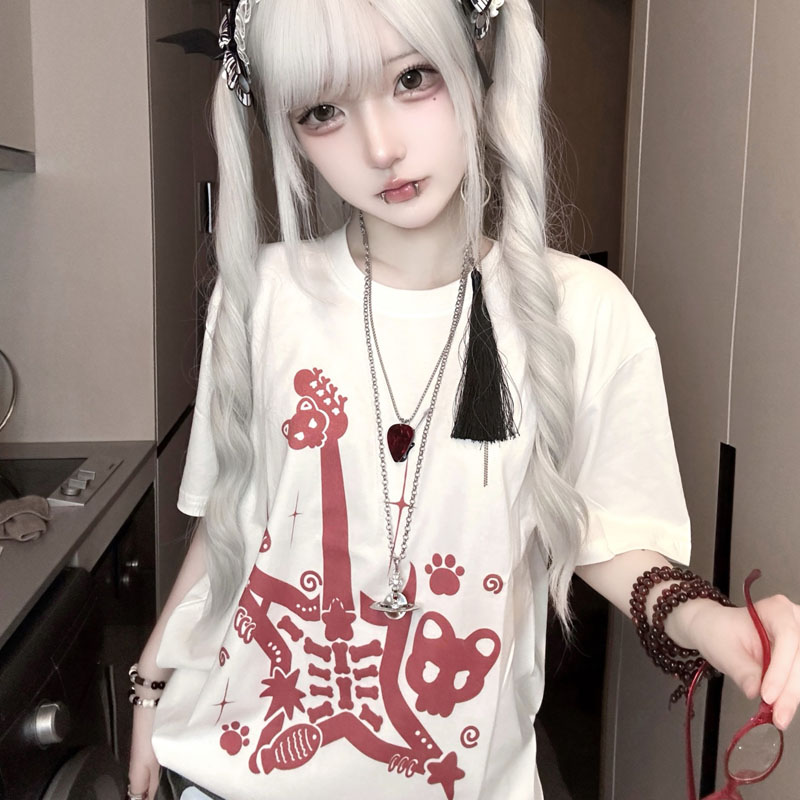 Japanese Cat Rock Printed Wome - Fashion Street Cat review and price