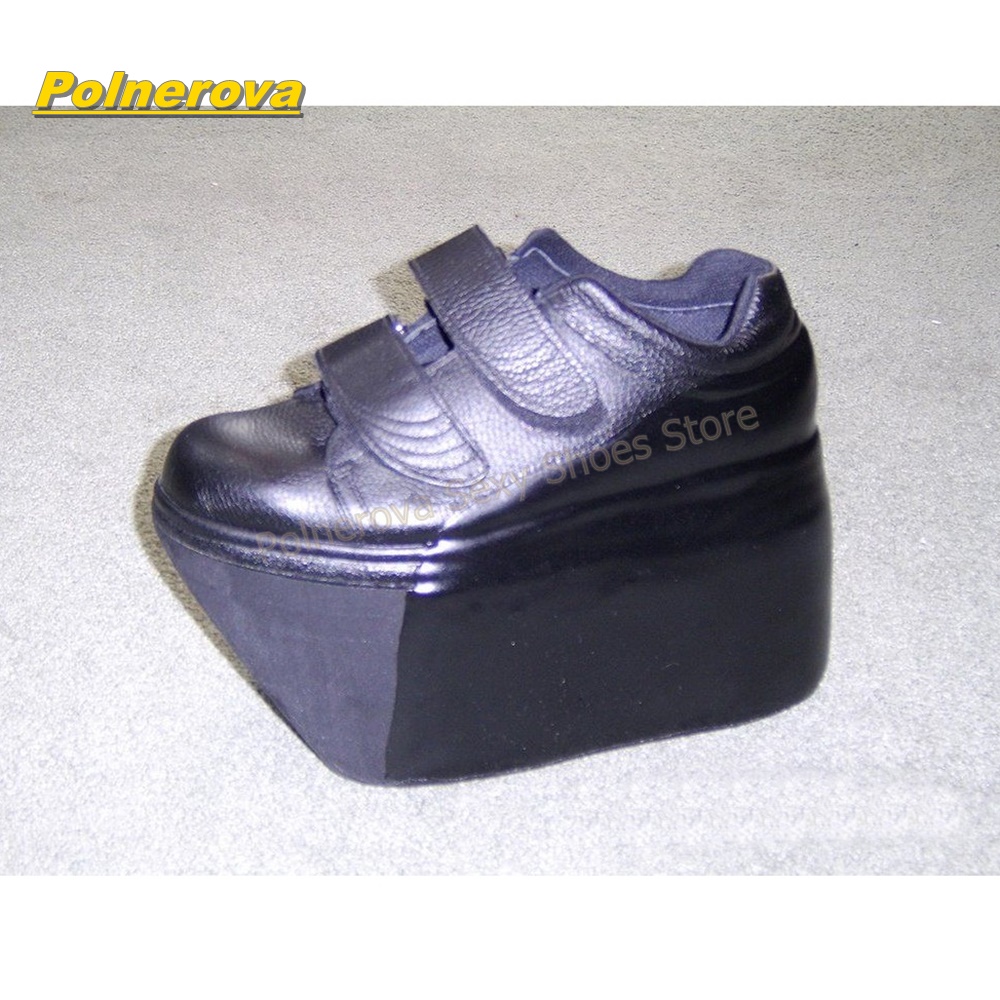 Hook and Loop Matte Wedge Plat - Street Fashion Vintage review and price