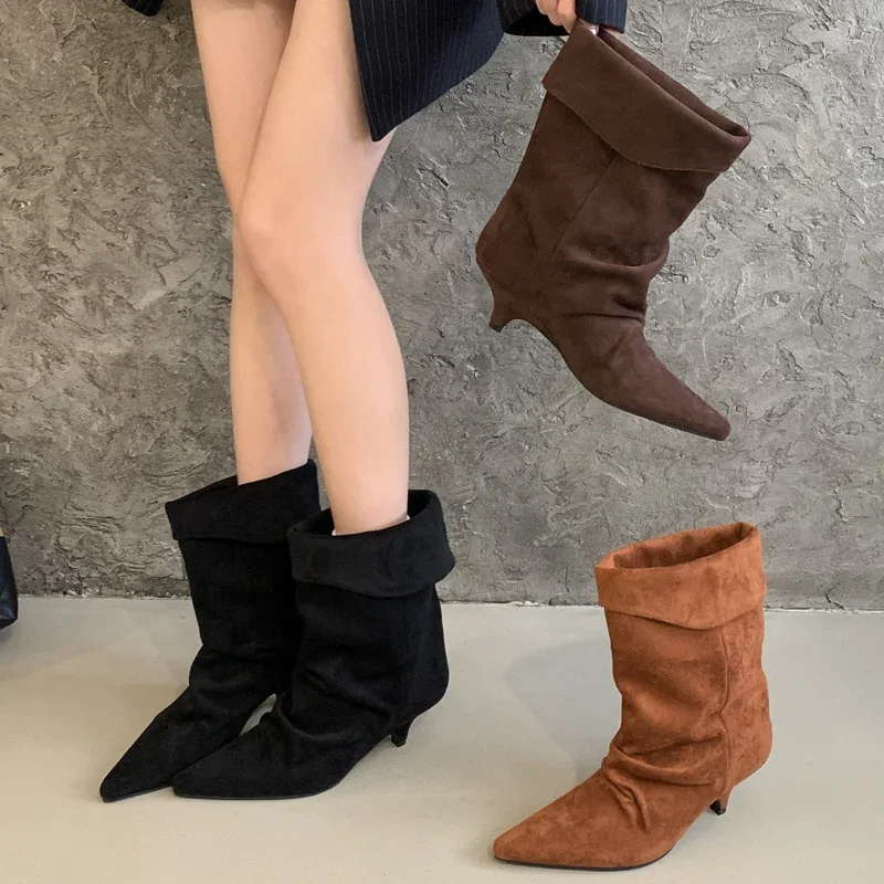 Aneikeh Winter Pointed Toe Thi - Street Fashion Vintage review and price