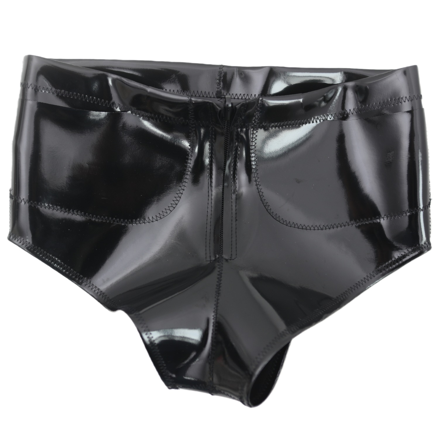 Women Men Glossy Pocket Shorts - Street Fashion Women review and price