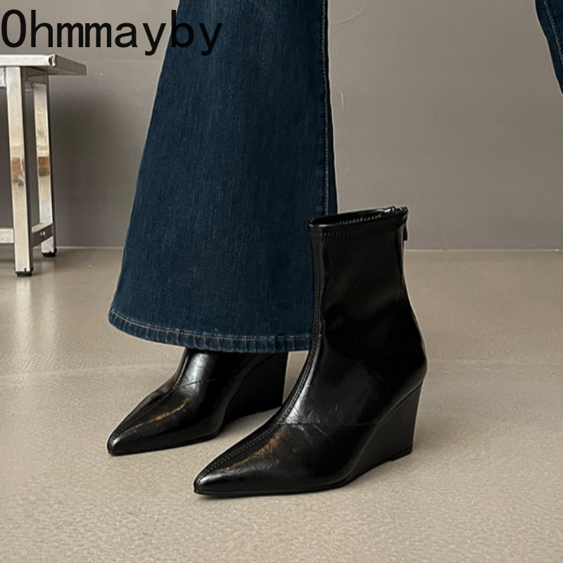 Autumn Winter Vintage Weges He - Street Fashion Female review and price