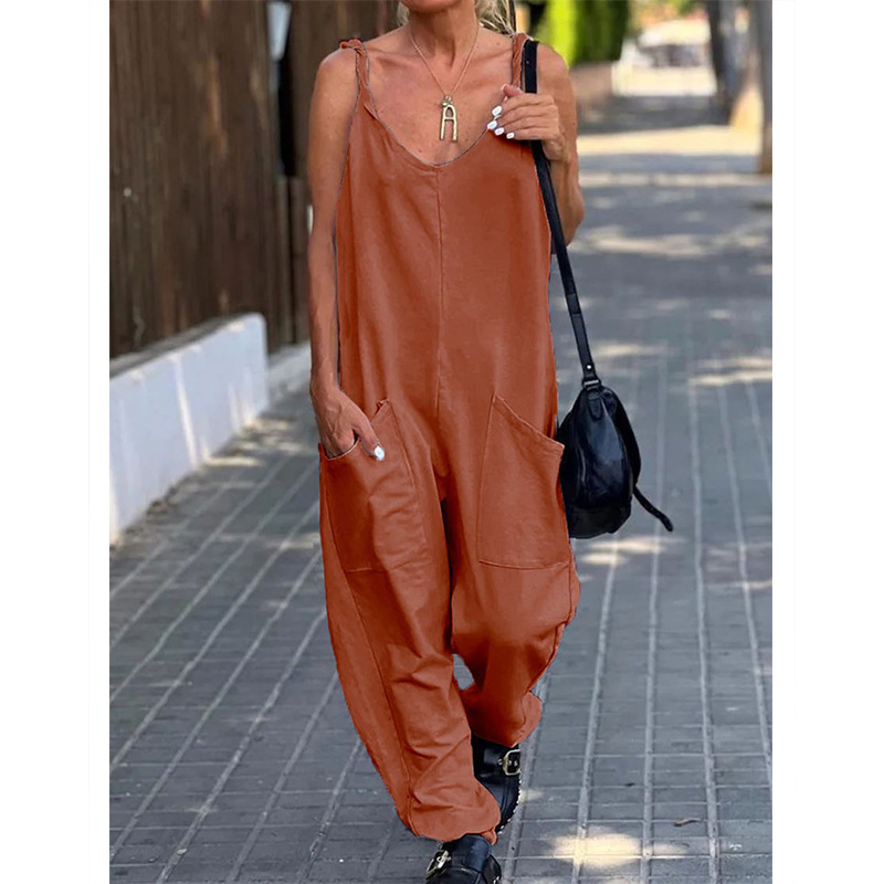 Jumpsuit Women's Solid Color L - Street Fashion England review and price