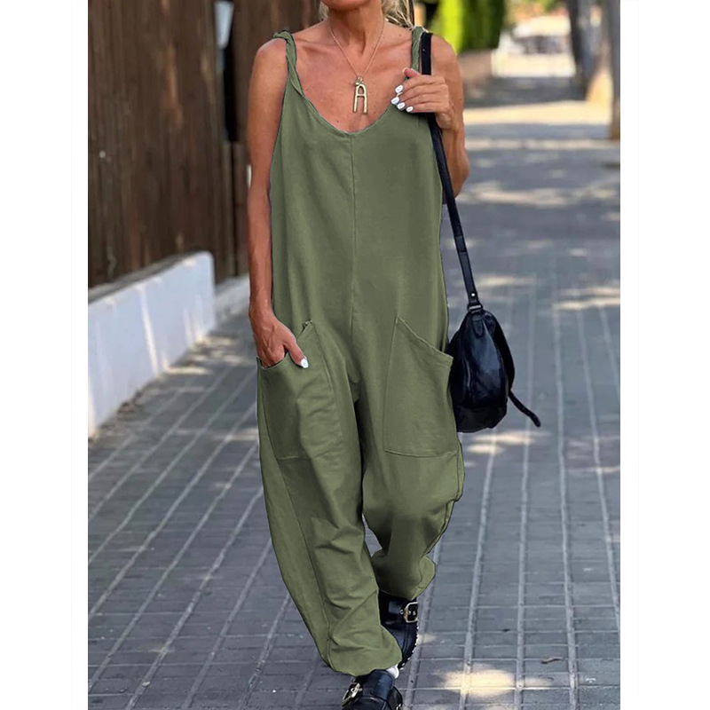 Jumpsuit Women's Solid Color L - Street Fashion England review and price