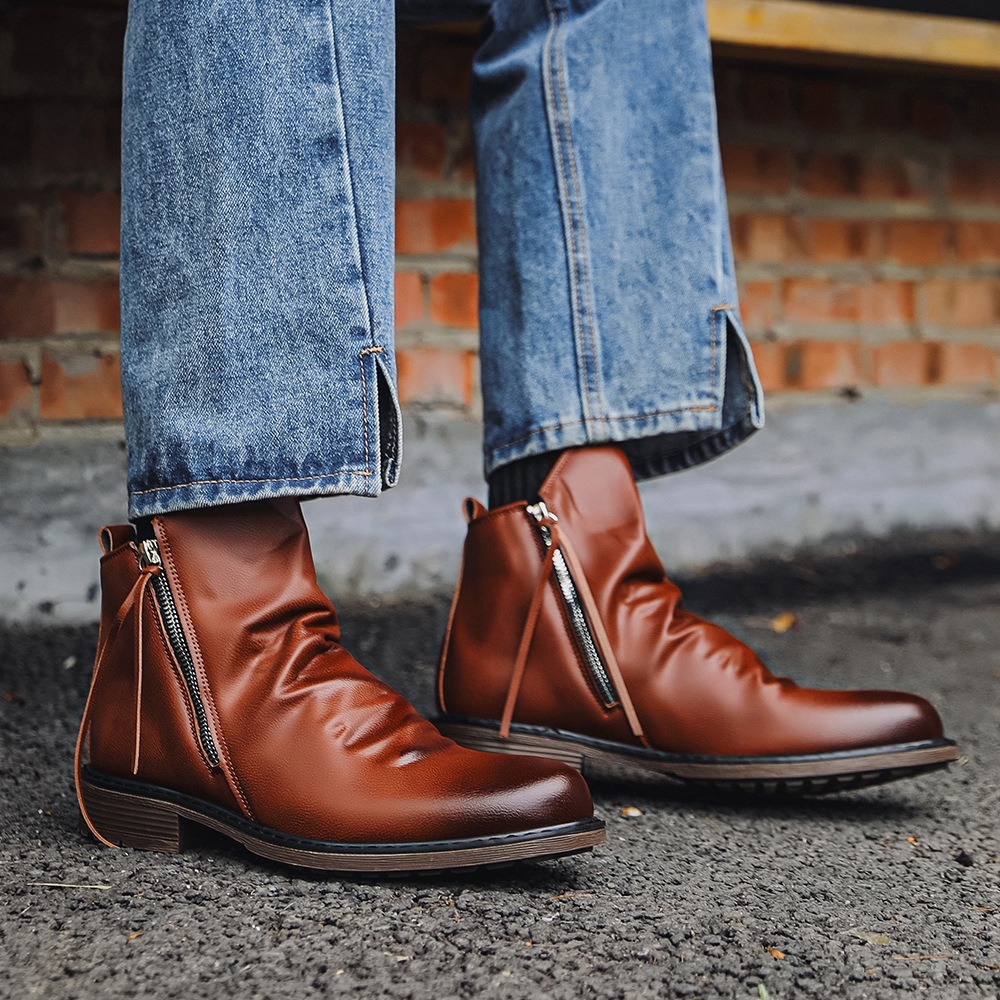 2026 Men's Genuine Leather Vin - Street Fashion Vintage review and price