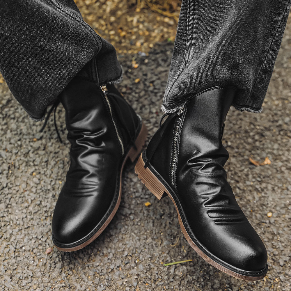 2026 Men's Genuine Leather Vin - Street Fashion Vintage review and price