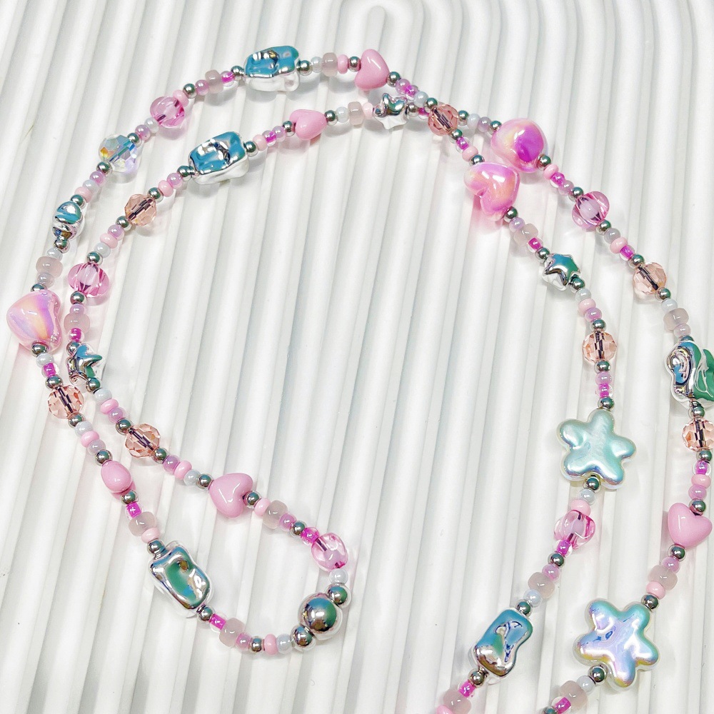 HERLOOK Pastel Y2K Heart Star  - Street Fashion Necklace review and price
