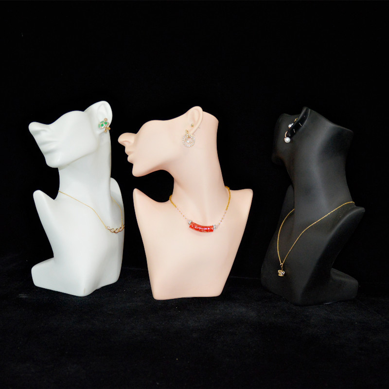 White Half Face Mannequin Head - Street Fashion Earrings review and price