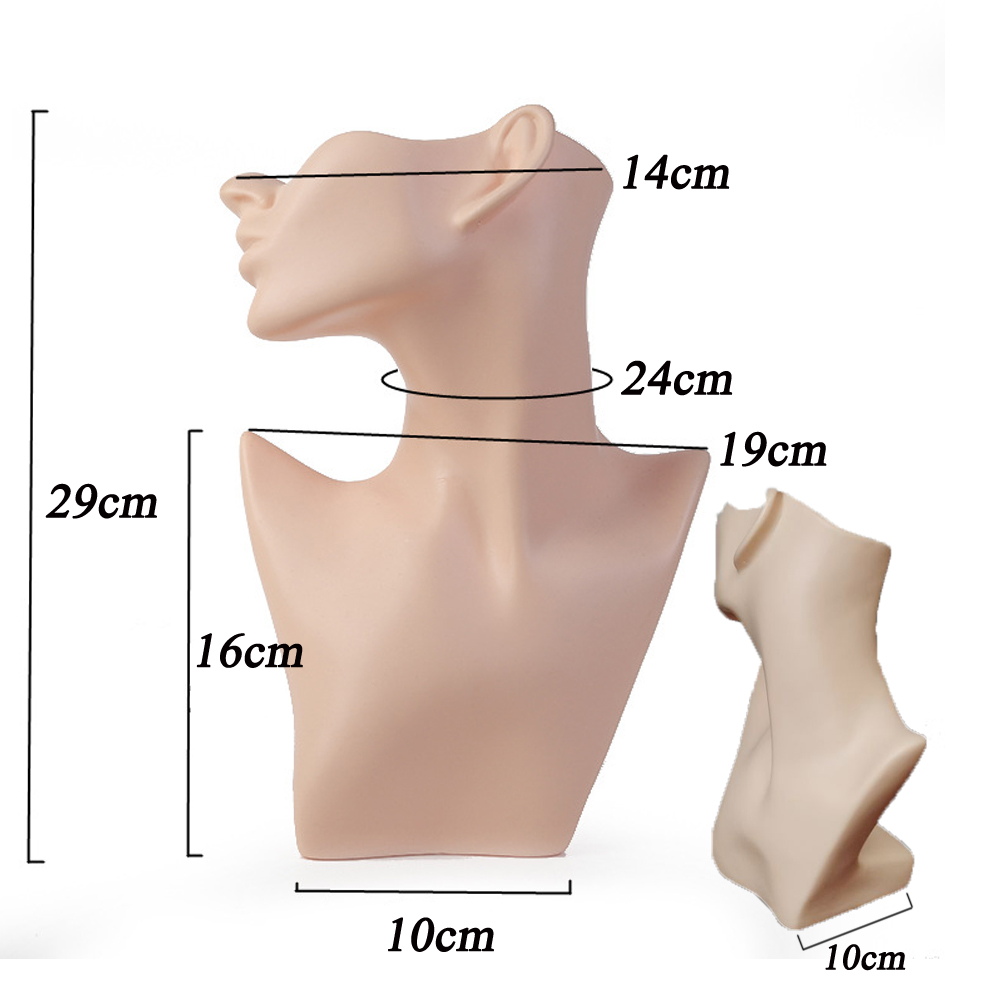 White Half Face Mannequin Head - Street Fashion Earrings review and price