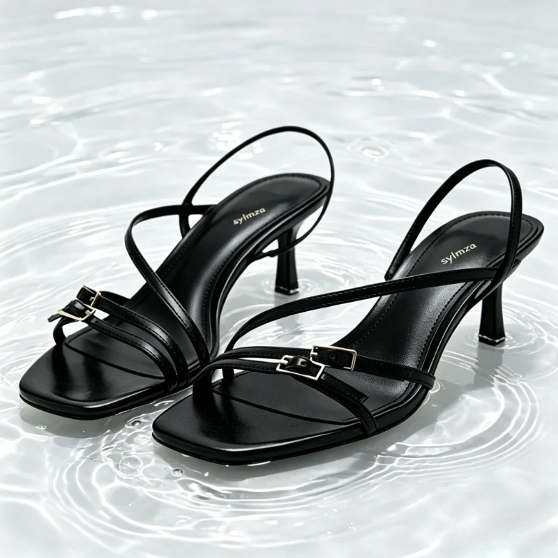 Fashion Narrow Band Buckle Det - Street Fashion Shoes review and price