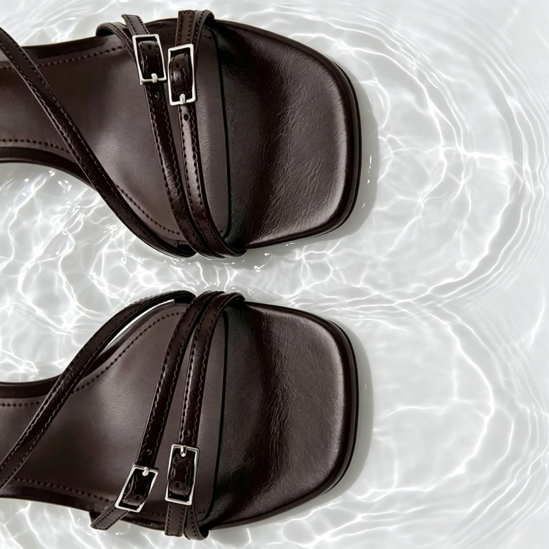 Fashion Narrow Band Buckle Det - Street Fashion Shoes review and price