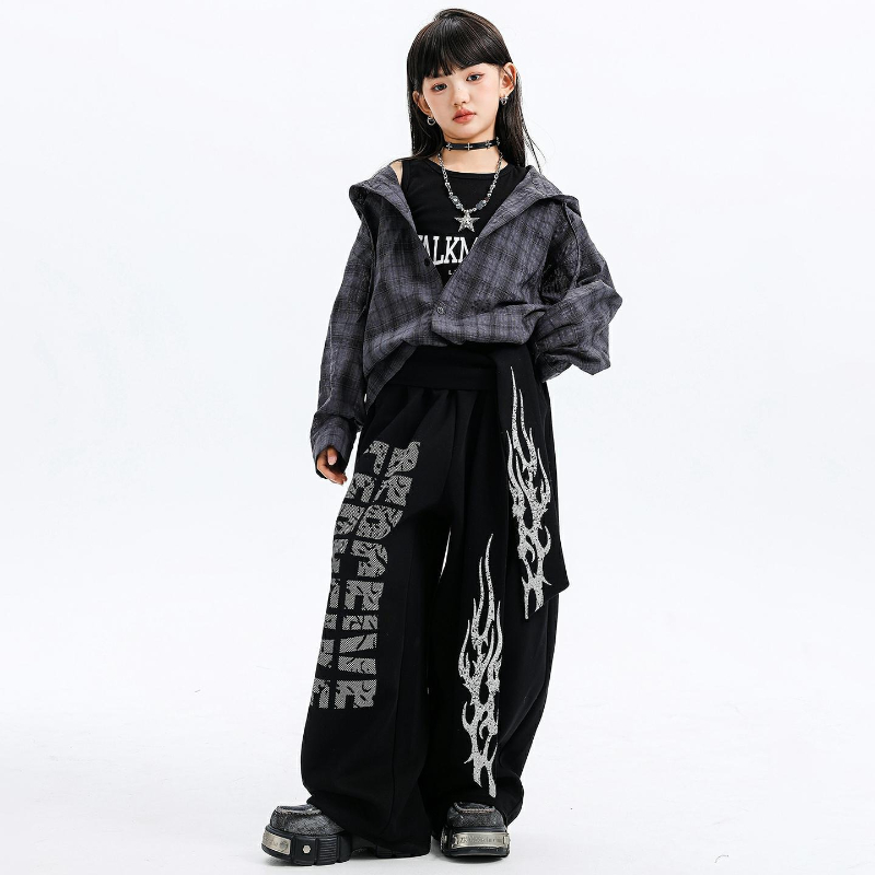Girls Jazz Dance Costumes Hood - Street Fashion Outfit Girl review and price