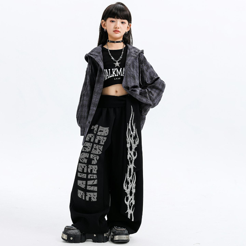 Girls Jazz Dance Costumes Hood - Street Fashion Outfit Girl review and price