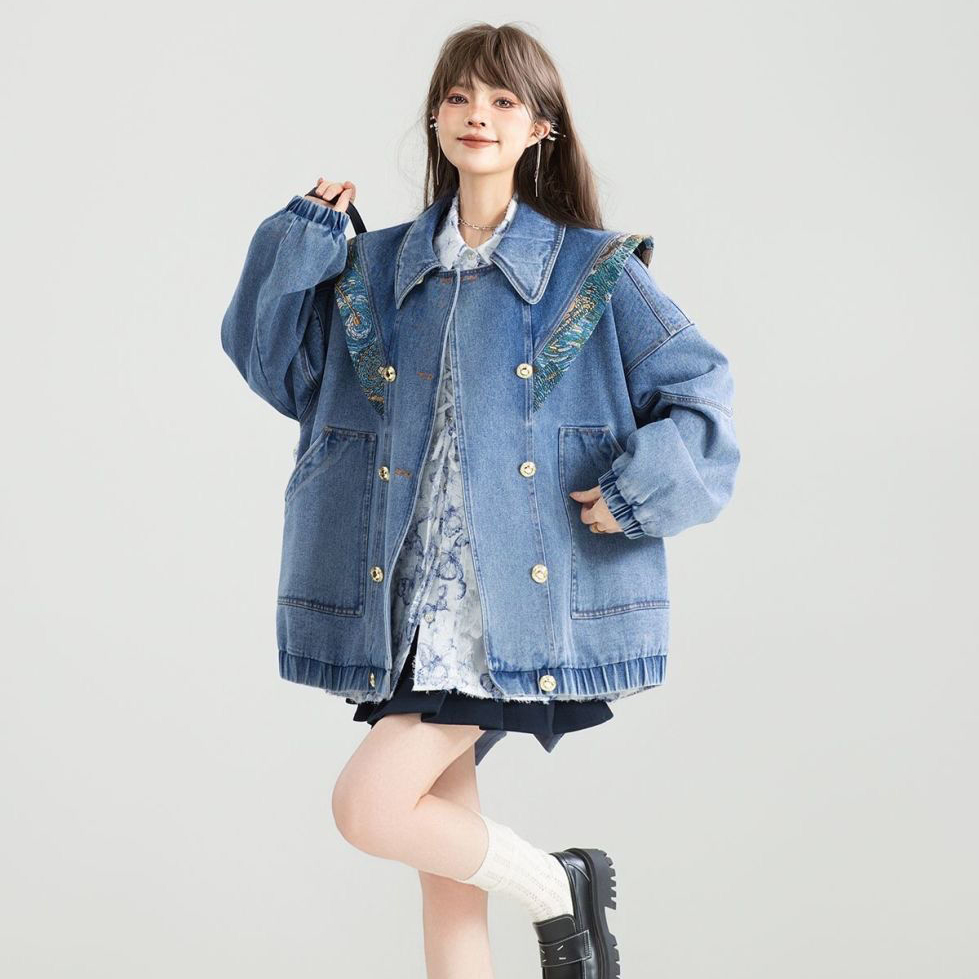 Vintage Denim Jacket Outwear W - Street Fashion Winter 2025 review and price