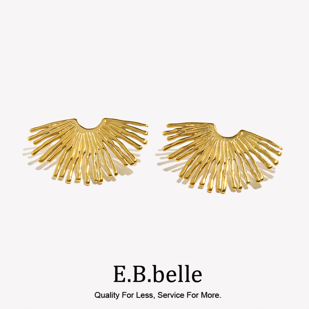 Street Exaggerated Ray Fan-sha - Street Fashion Earrings review and price