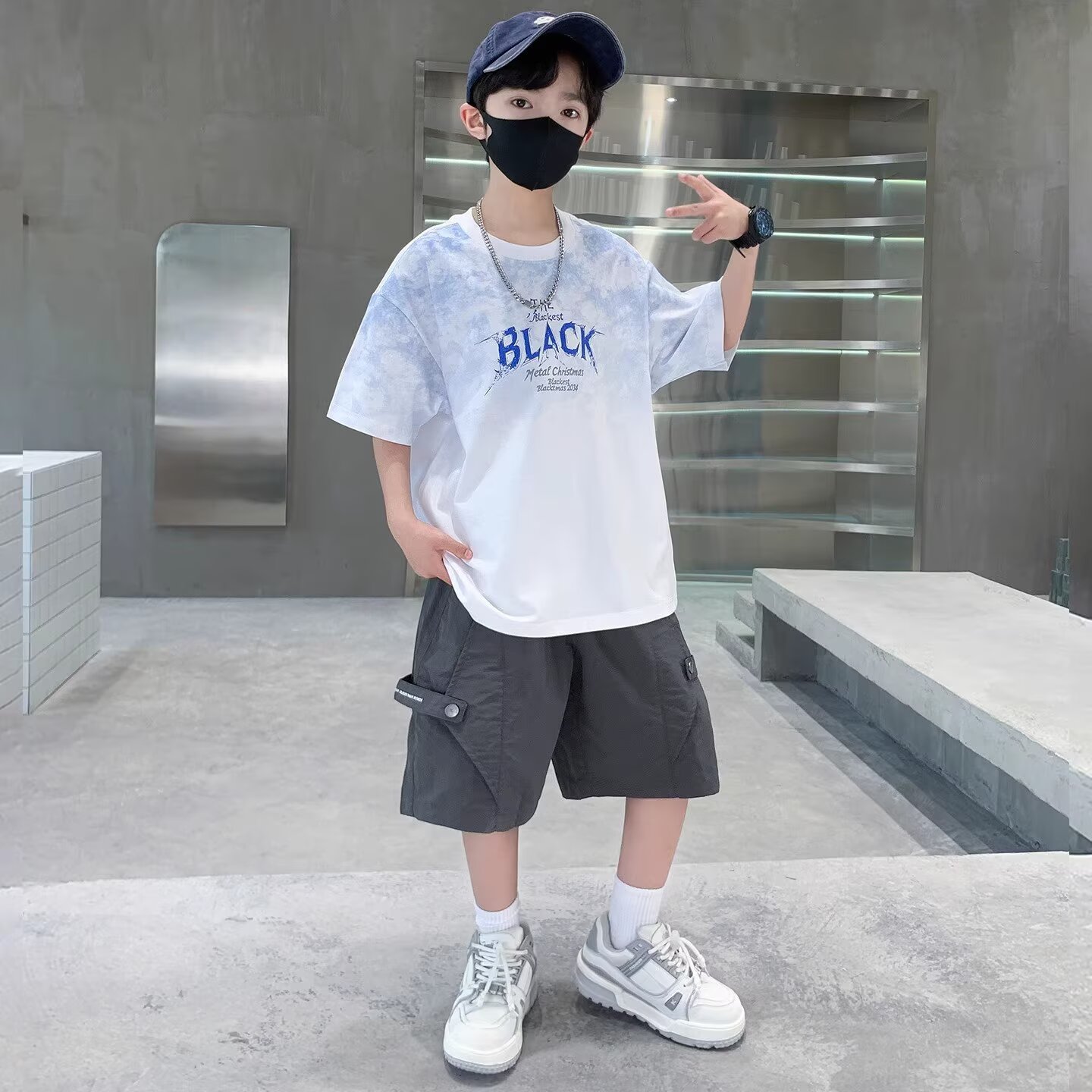 New Summer Boys Suit 120-170 J - Street Fashion Japan 2025 review and price