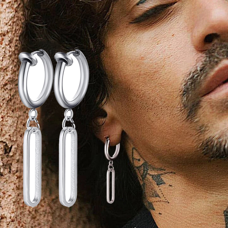 Fashion Stainless Steel Blade  - Street Fashion Earrings review and price