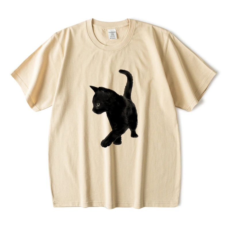Women's cute cat printed short - Fashion Street Cat review and price
