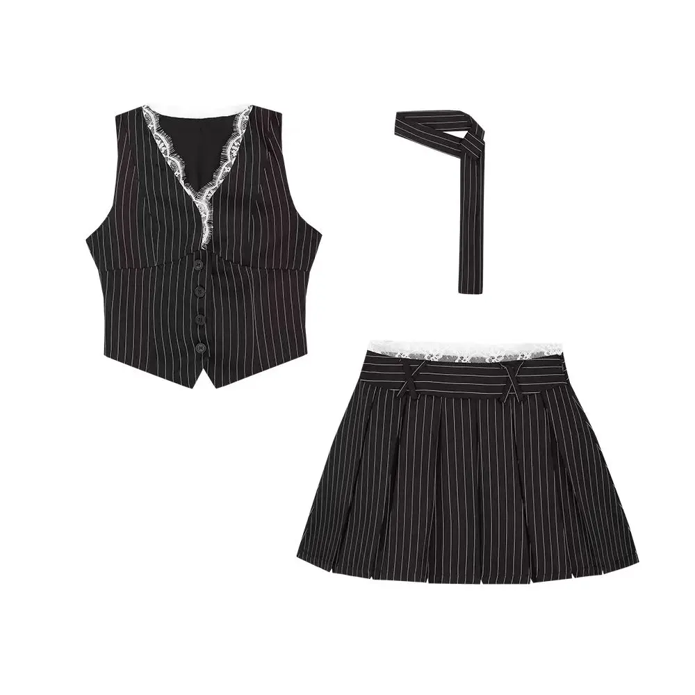 Sexy Lace Retro 2 Pieece Set W - Street Fashion Necklace review and price