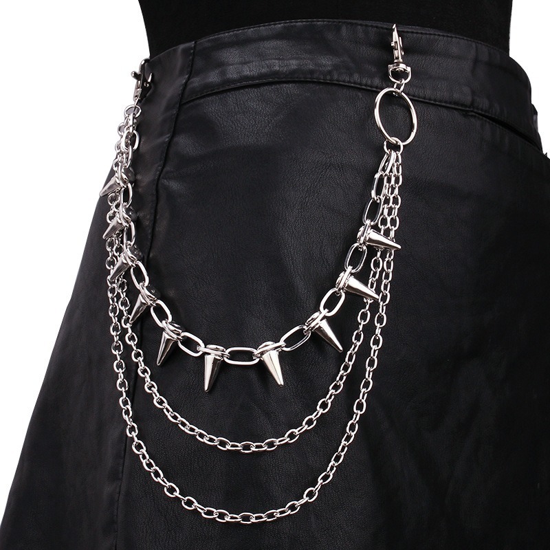 Hip Hop Punk Rock Metal Pants  - Street Fashion Necklace review and price