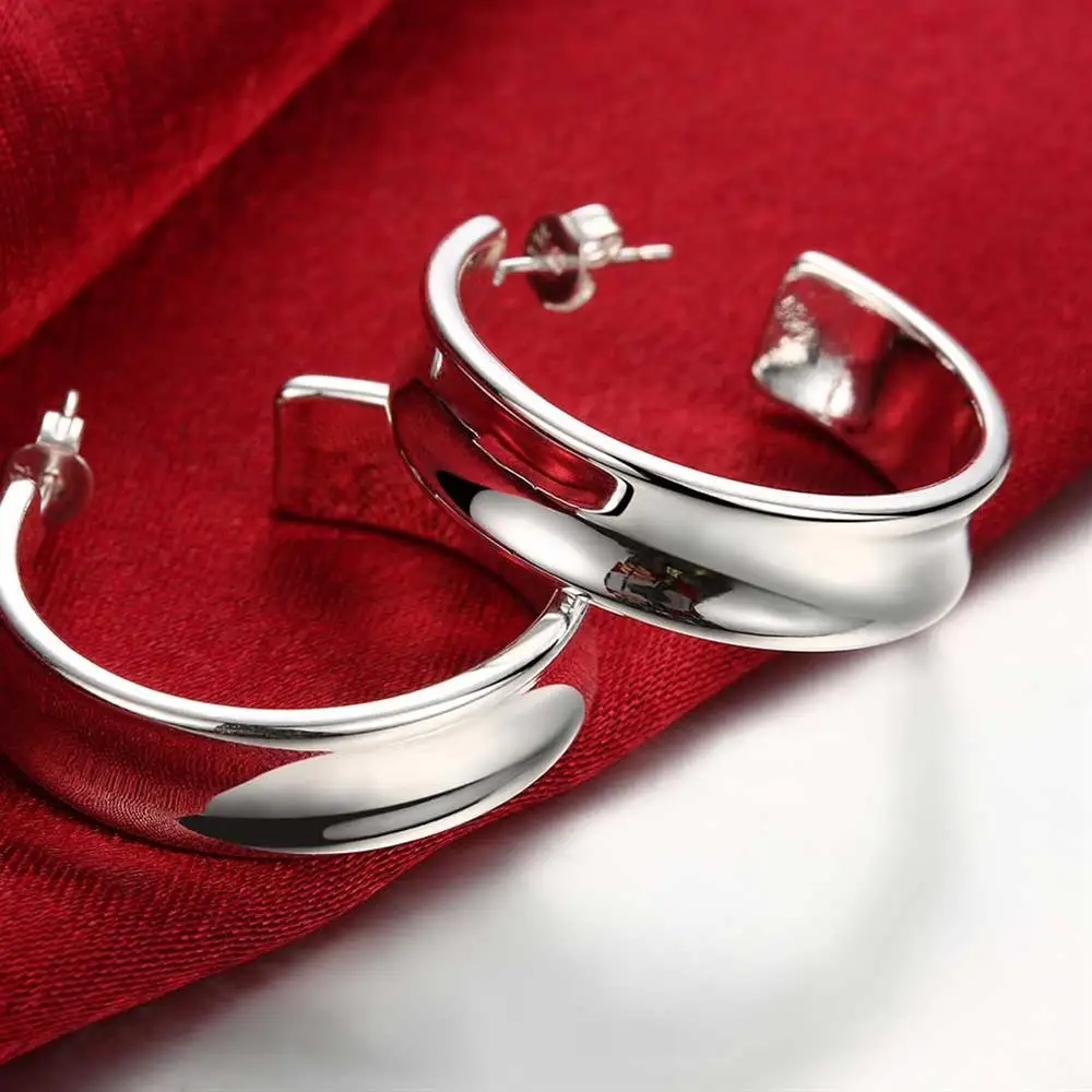 925 Sterling Silver Beautiful  - Street Fashion Earrings review and price