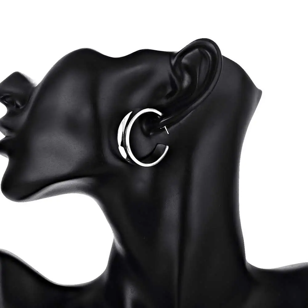 925 Sterling Silver Beautiful  - Street Fashion Earrings review and price