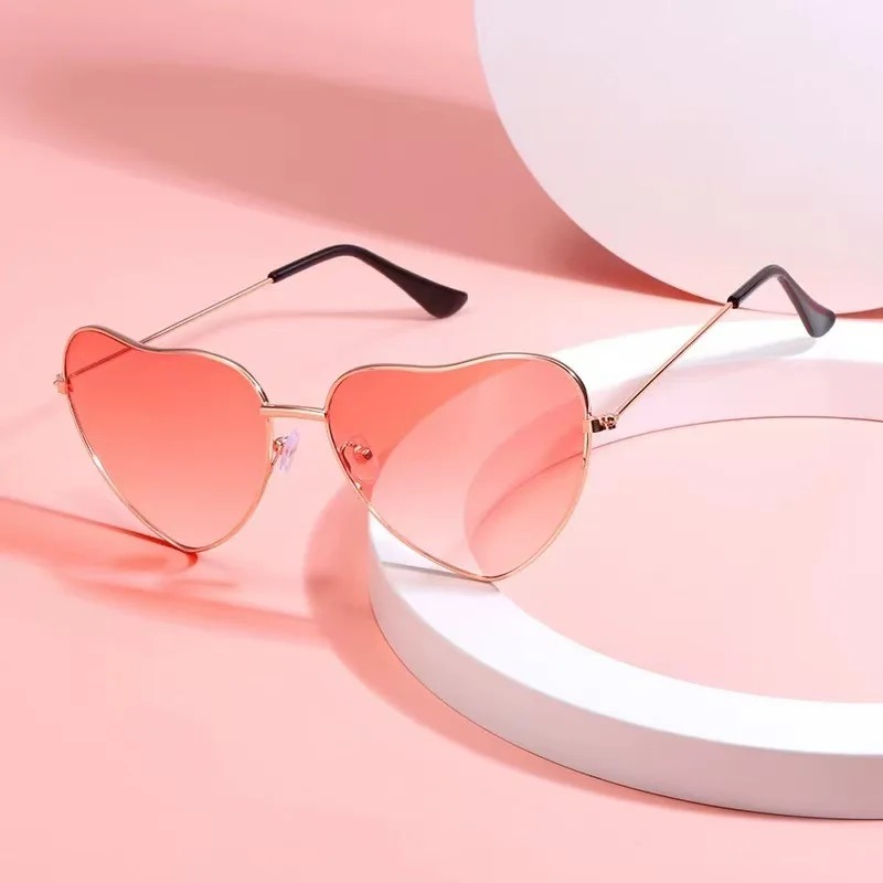 Fashion Heart Shaped Metal Sun - Street Fashion Vintage review and price