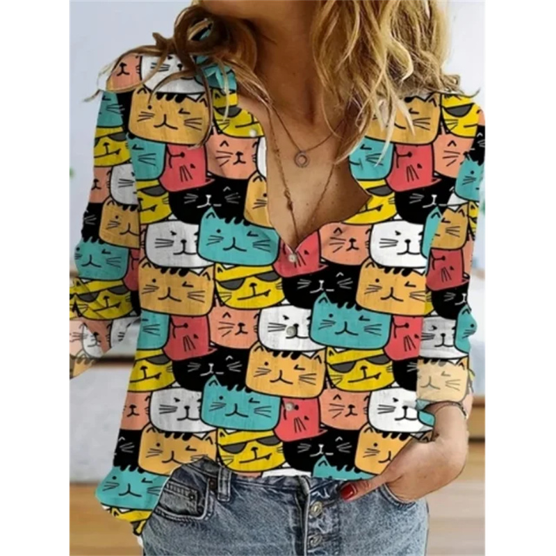 Autumn Women Clothing Cute Ani - Fashion Street Cat review and price