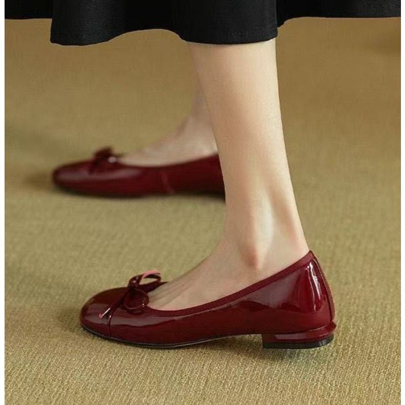 Women Retro Gentle Bowknot Fla - Street Fashion Women review and price