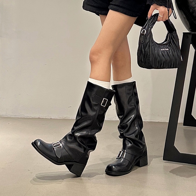 2025Woman Boots Knee High Plat - Street Fashion Winter 2025 review and price