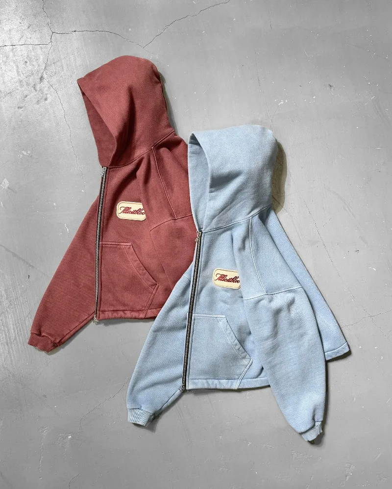 Y2K Fashion New Letter Embroid - Street Fashion Zip Up Hoodie review and price