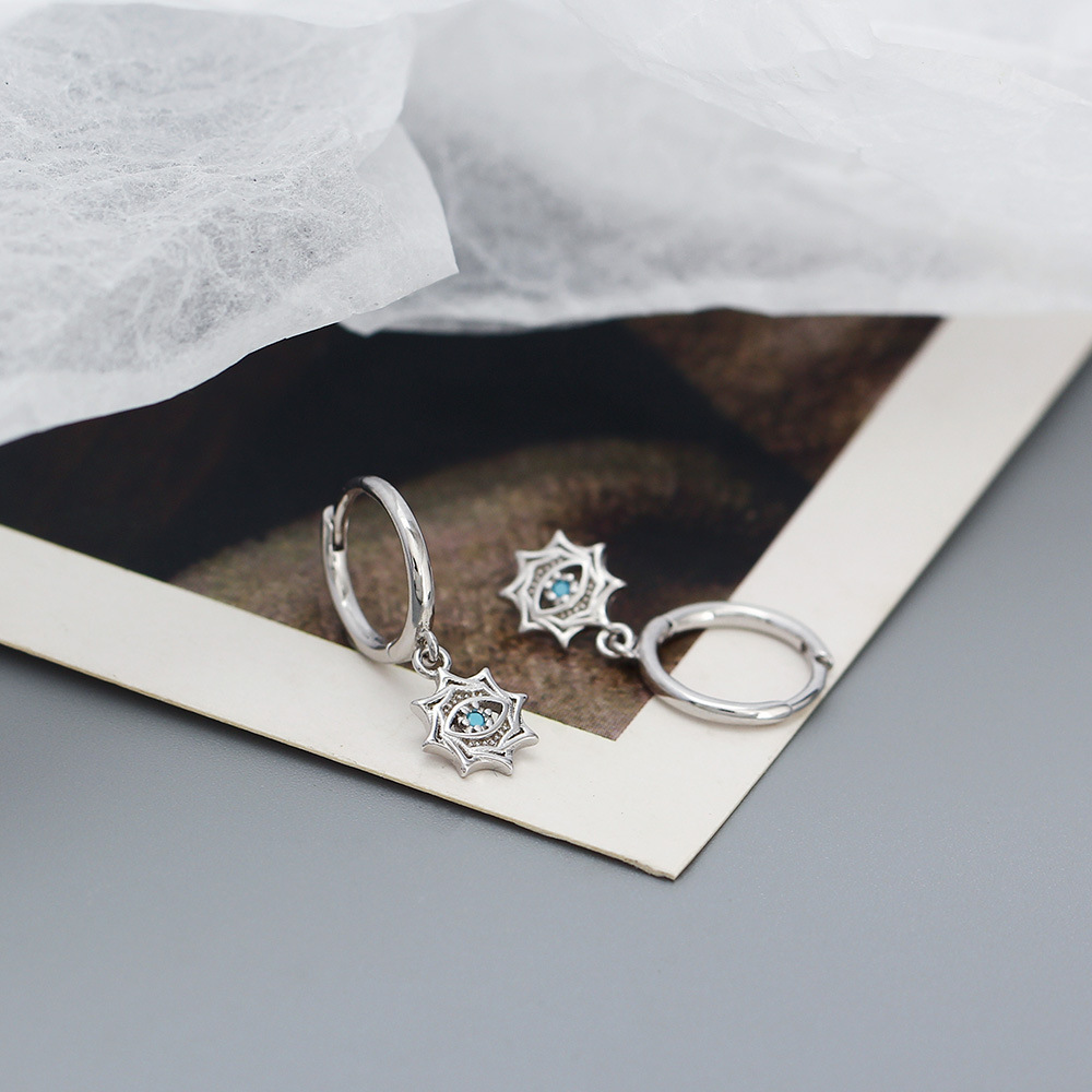 925 Sterling Silver Needle Ret - Street Fashion Earrings review and price