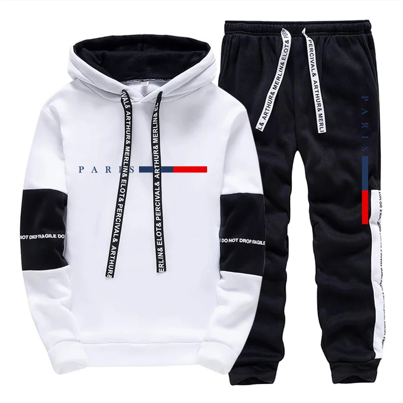 Men's Set/Hoodie/Pants Paris F - Street Fashion Style review and price