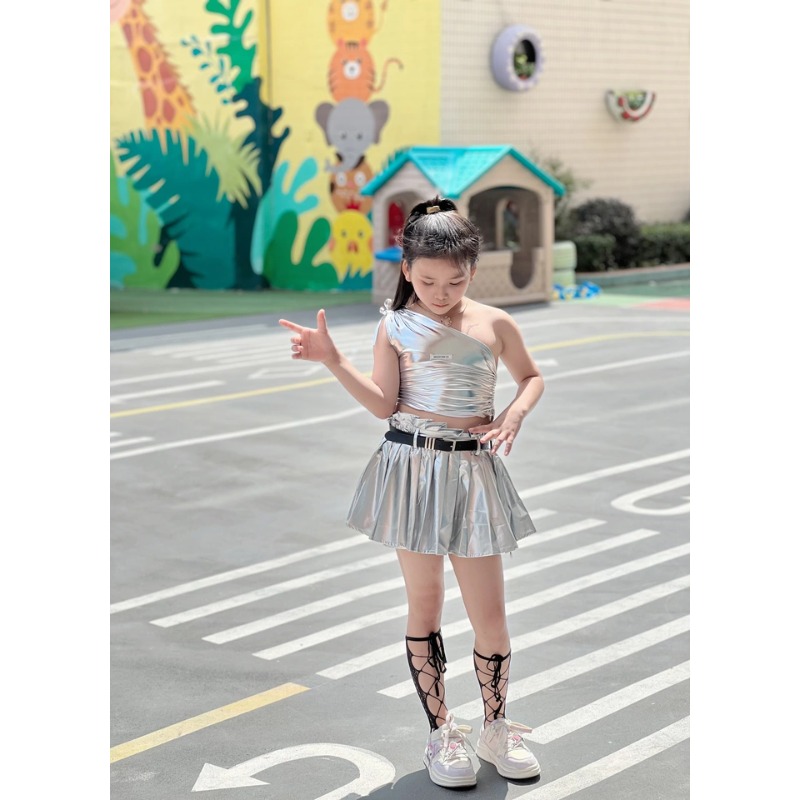 Jazz Kpop Dance Costume Girls  - Street Fashion Outfit Girl review and price